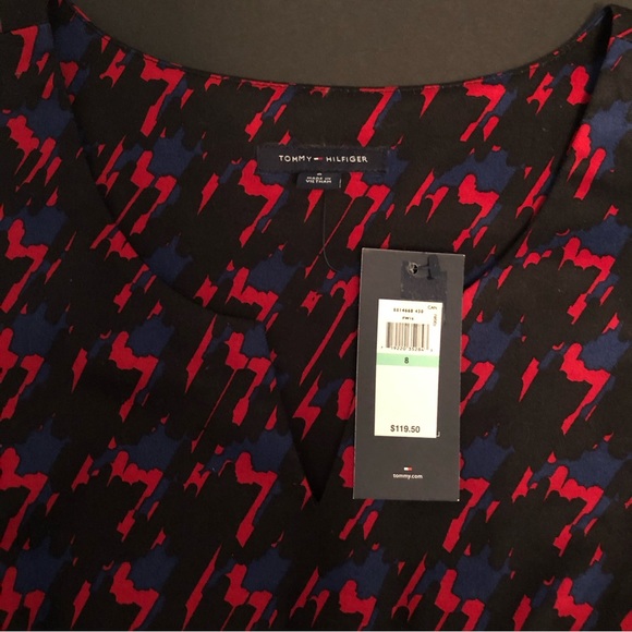Tommy Hilfiger Print Cotton Day Dress Size 8 - Picture 7 of 10
